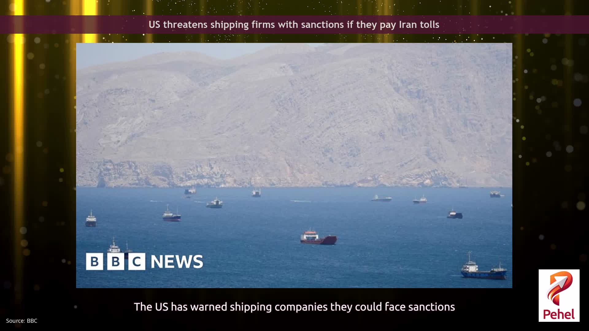 US threatens shipping firms with sanctions if they pay Iran tolls