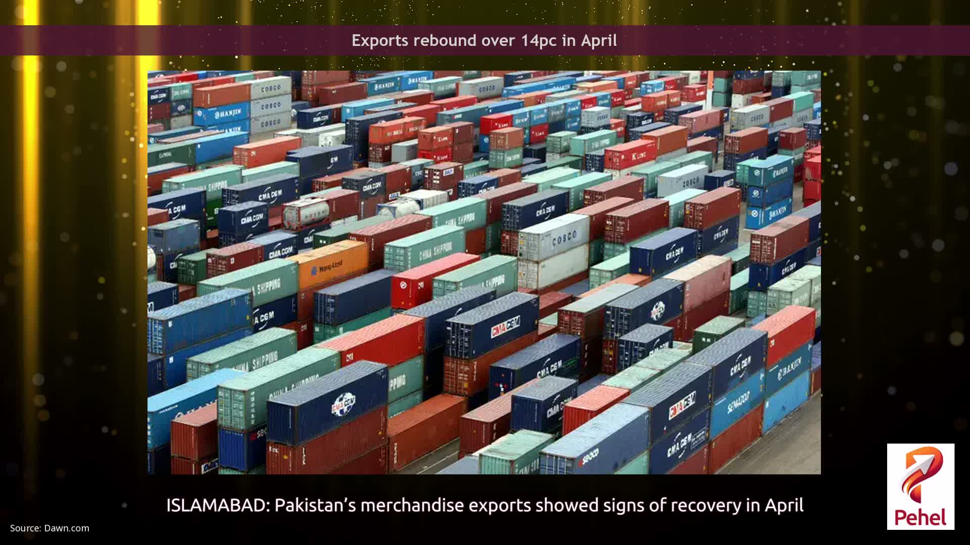 Exports rebound over 14pc in April