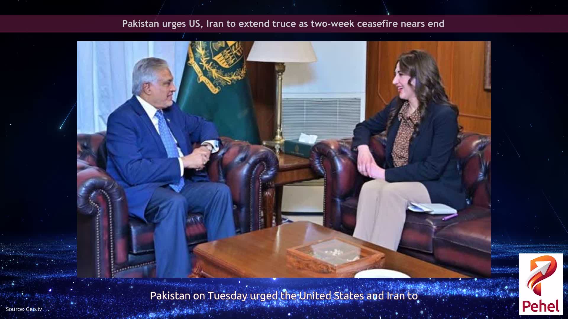 Pakistan urges US, Iran to extend truce as two-week ceasefire nears end