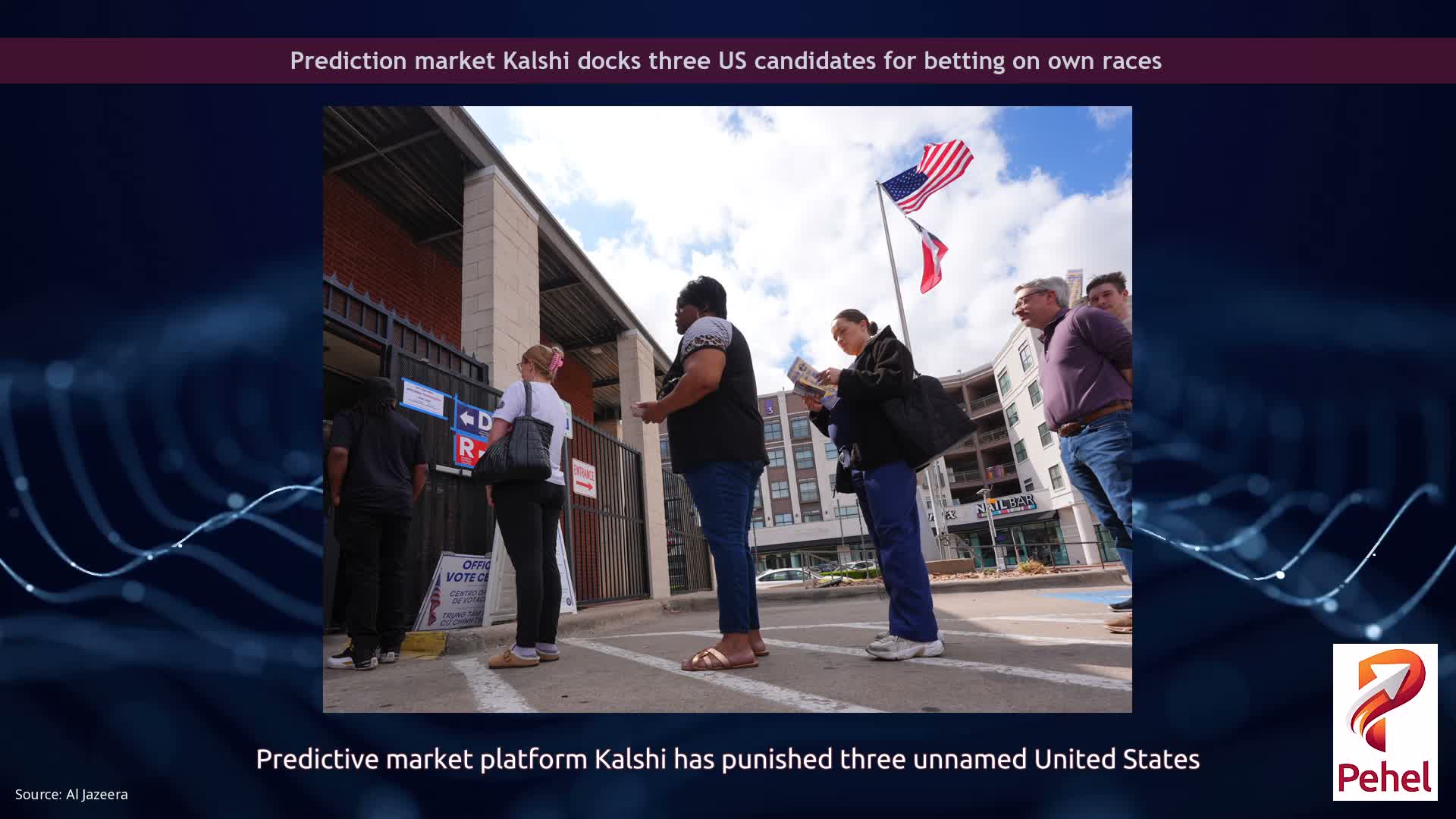 Prediction market Kalshi docks three US candidates for betting on own races