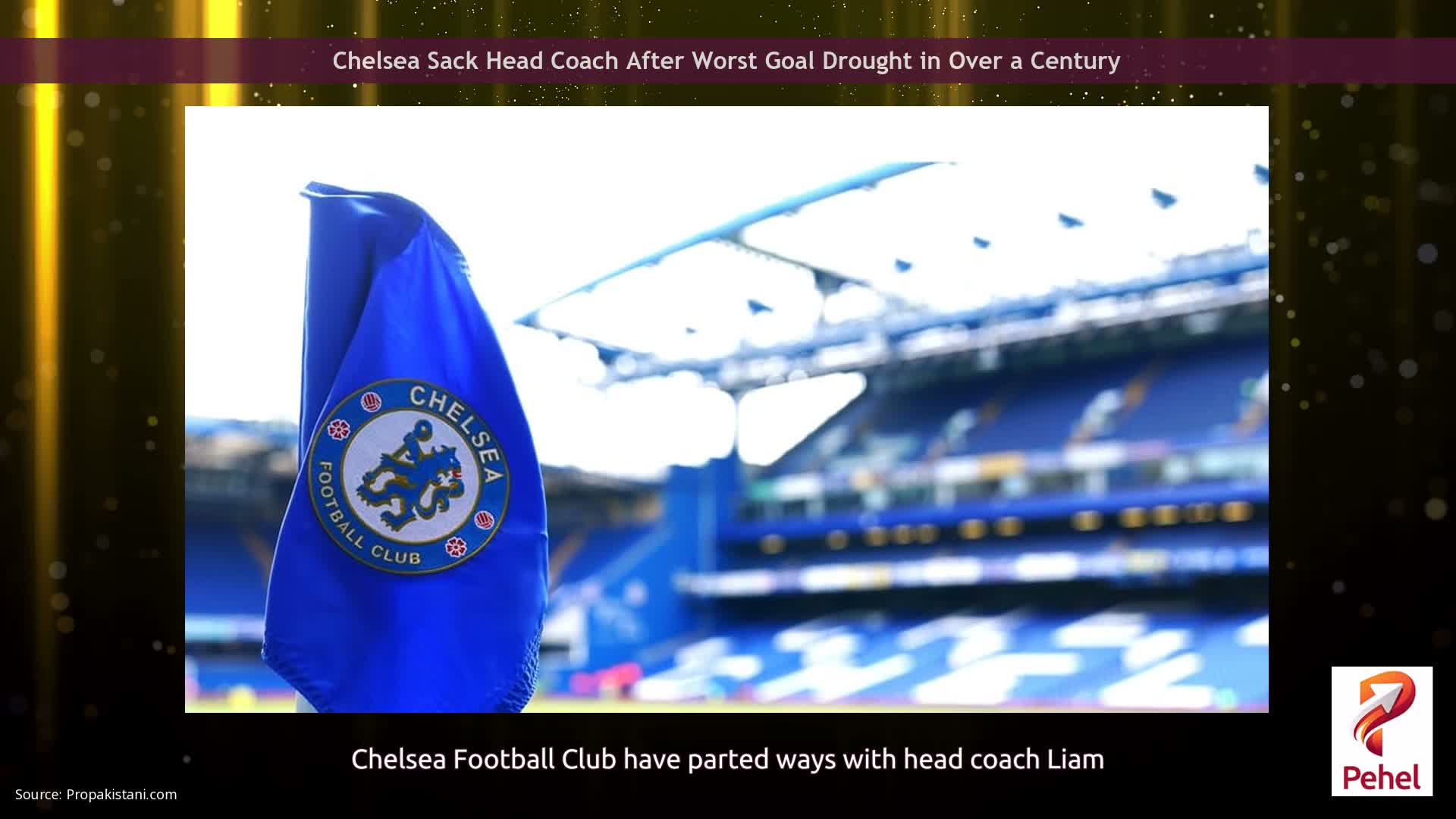 Chelsea Sack Head Coach After Worst Goal Drought in Over a Century