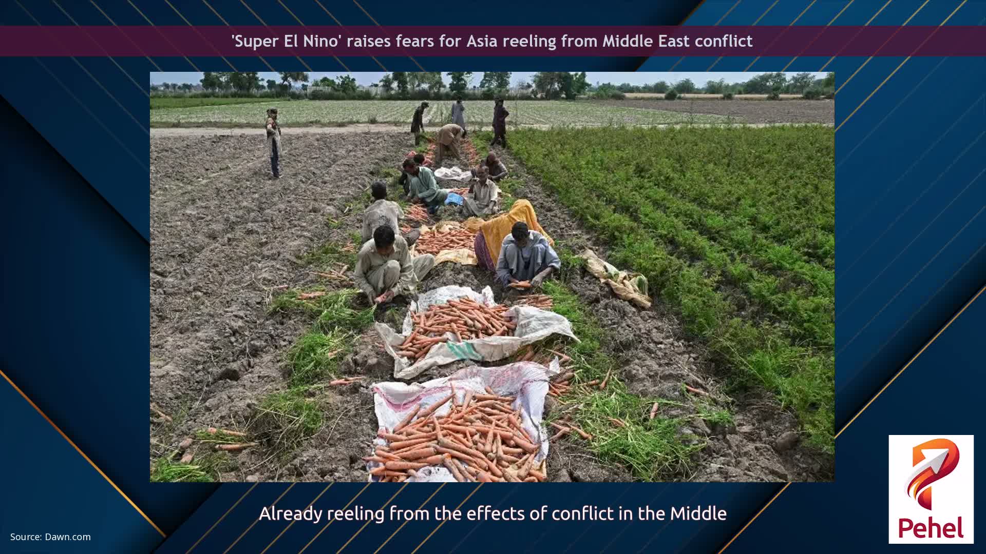 'Super El Nino' raises fears for Asia reeling from Middle East conflict