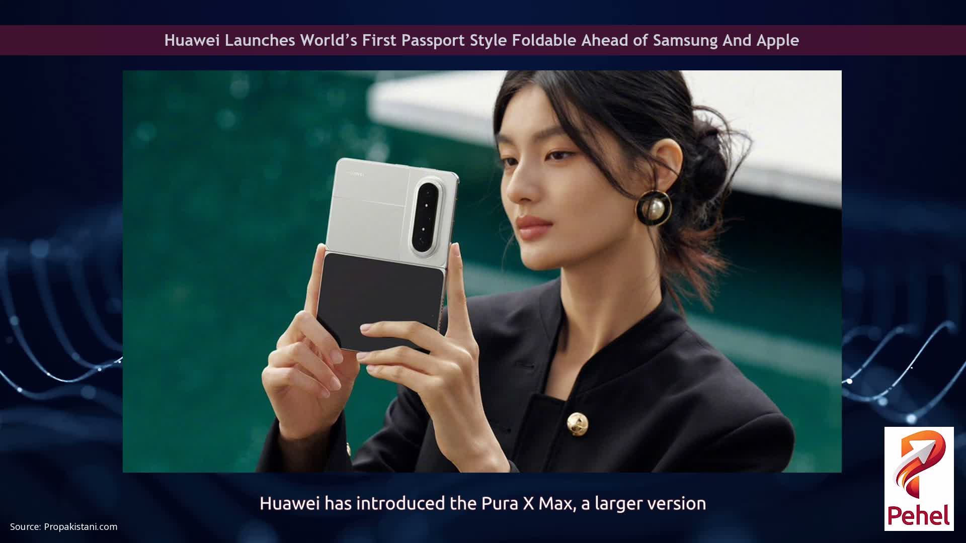 Huawei Launches World’s First Passport Style Foldable Ahead of Samsung And Apple