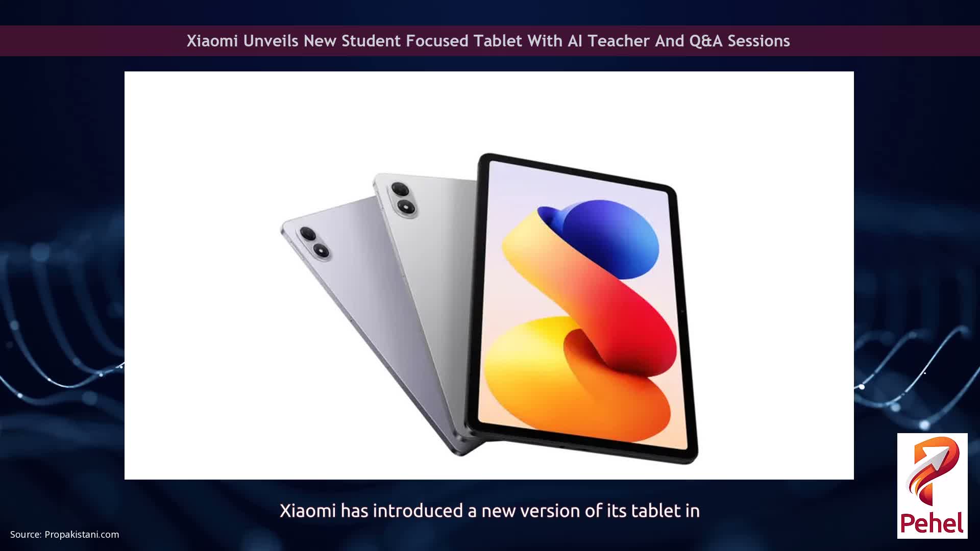 Xiaomi Unveils New Student Focused Tablet With AI Teacher And Q&A Sessions