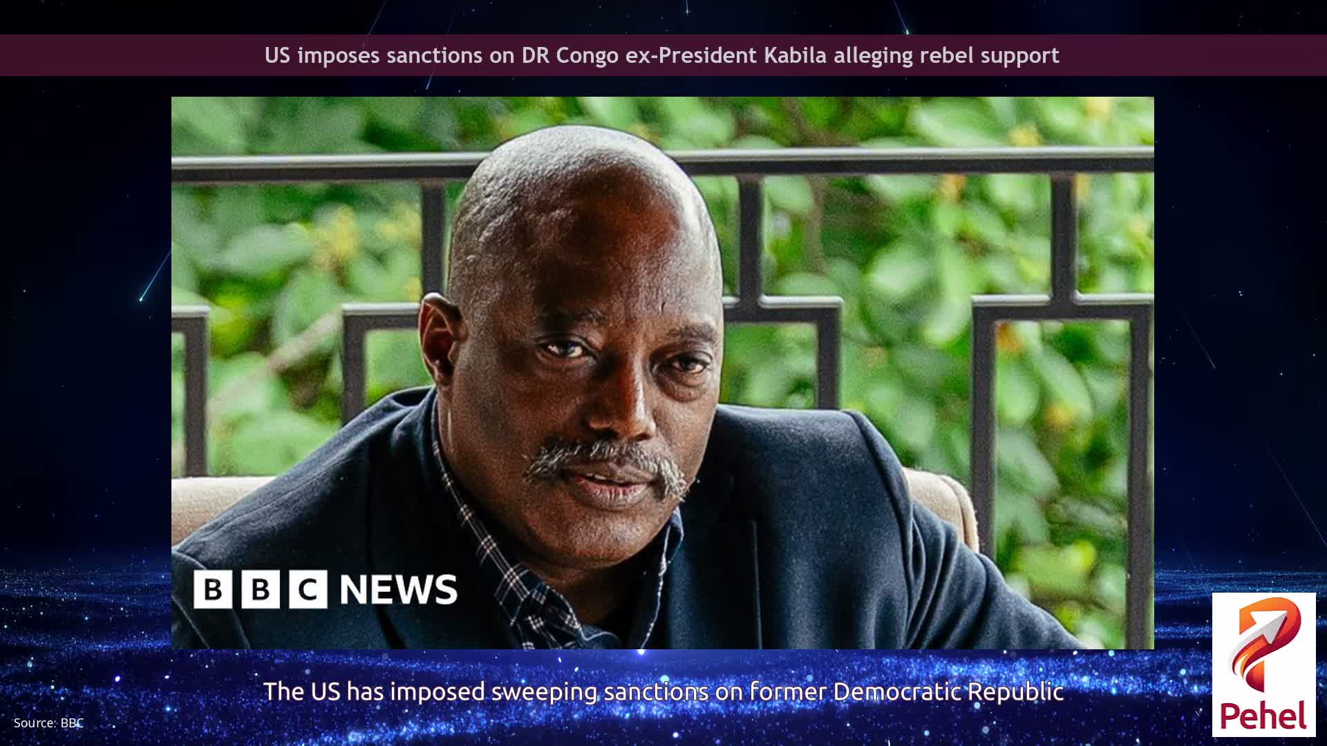 US imposes sanctions on DR Congo ex-President Kabila alleging rebel support