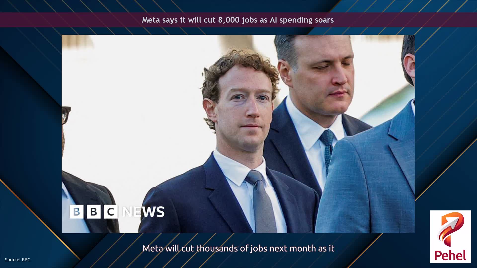 Meta says it will cut 8,000 jobs as AI spending soars