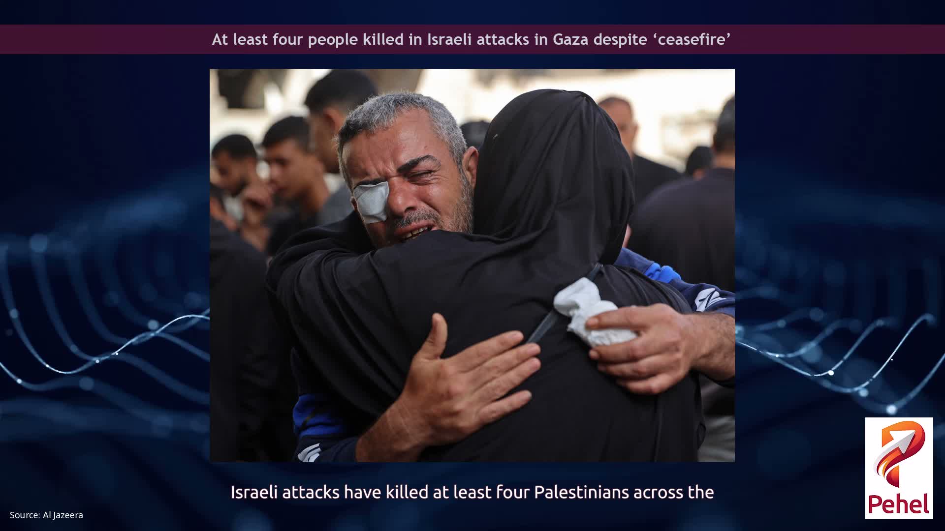 At least four people killed in Israeli attacks in Gaza despite ‘ceasefire’