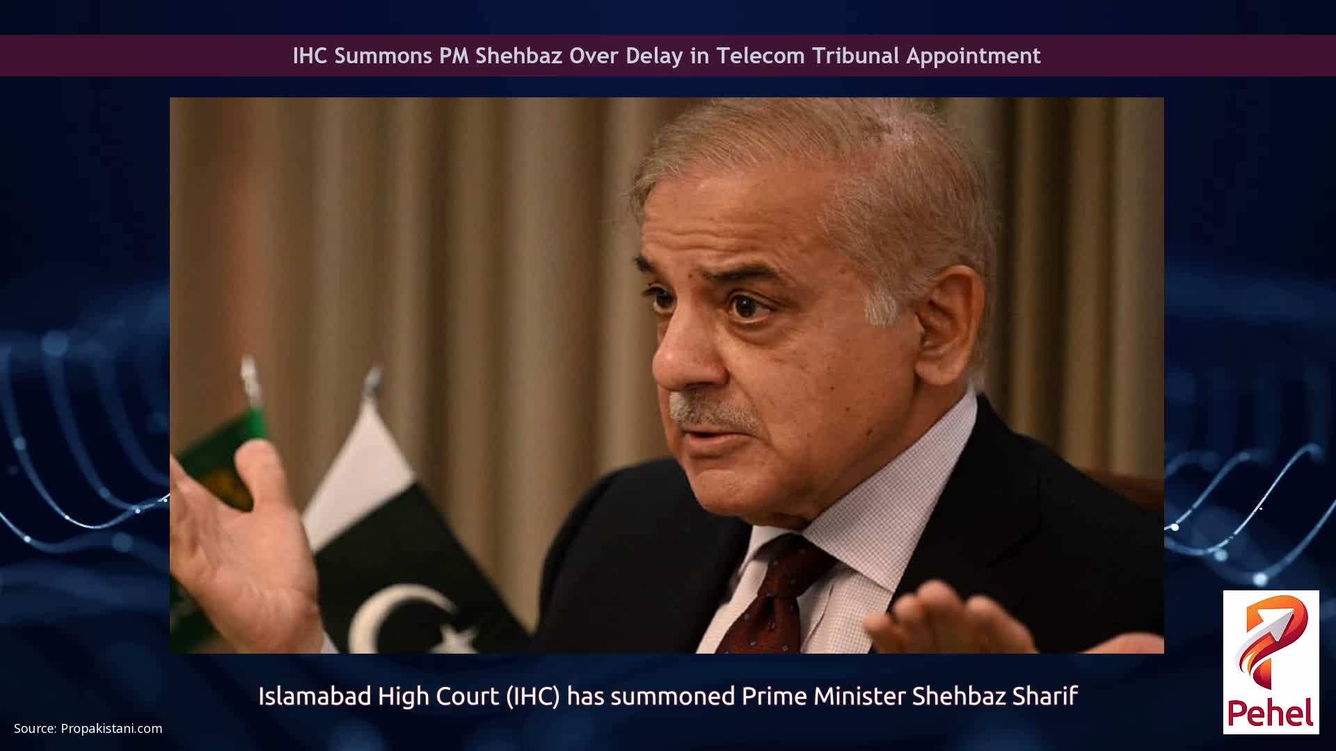 IHC Summons PM Shehbaz Over Delay in Telecom Tribunal Appointment