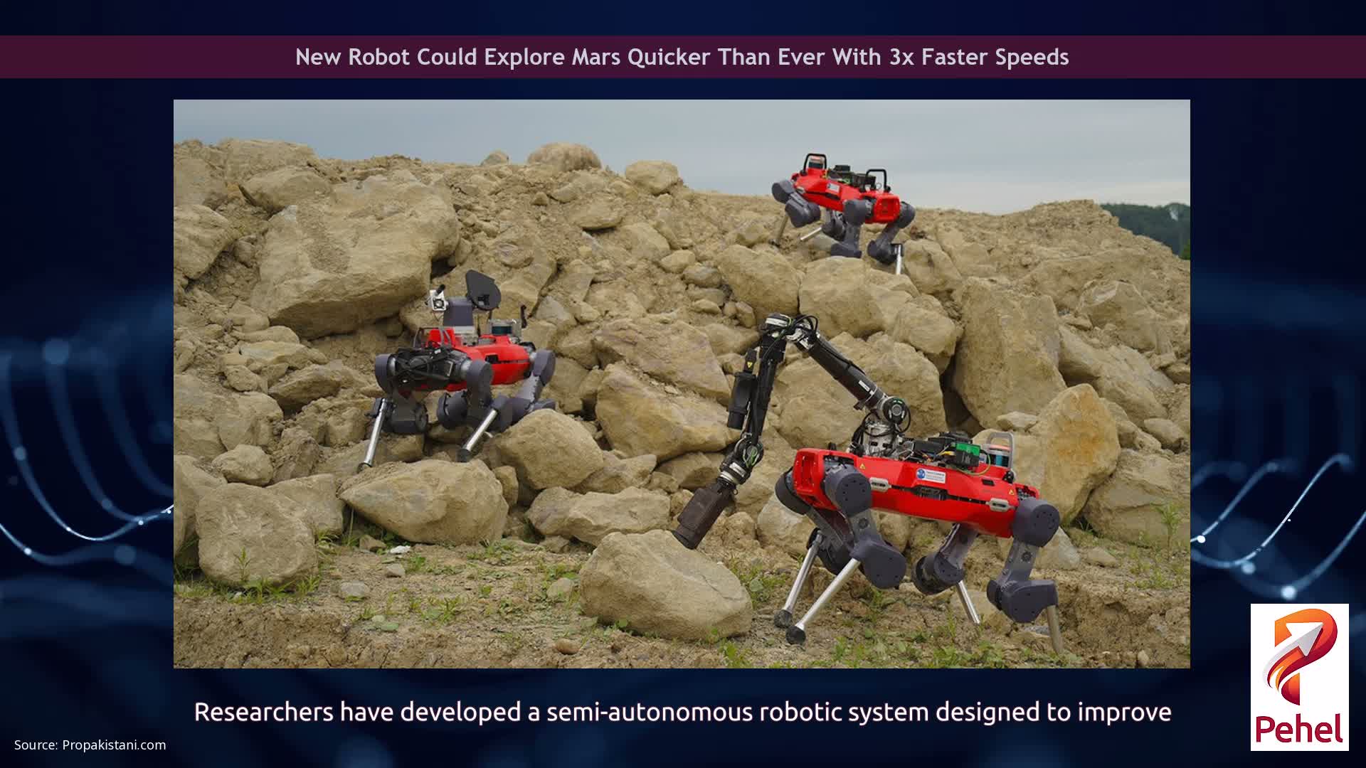 New Robot Could Explore Mars Quicker Than Ever With 3x Faster Speeds