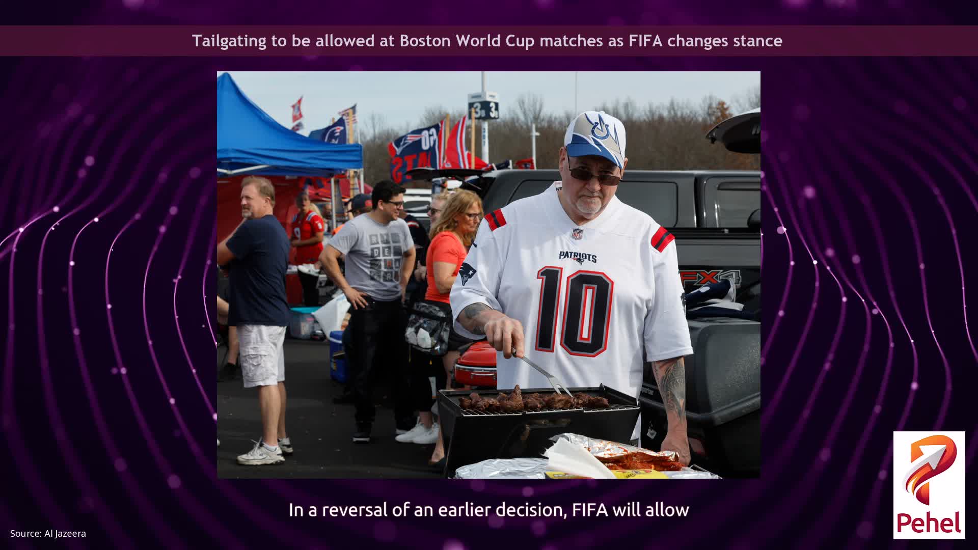 Tailgating to be allowed at Boston World Cup matches as FIFA changes stance