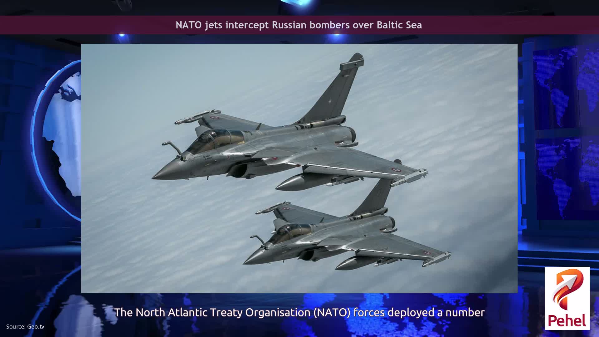 NATO jets intercept Russian bombers over Baltic Sea