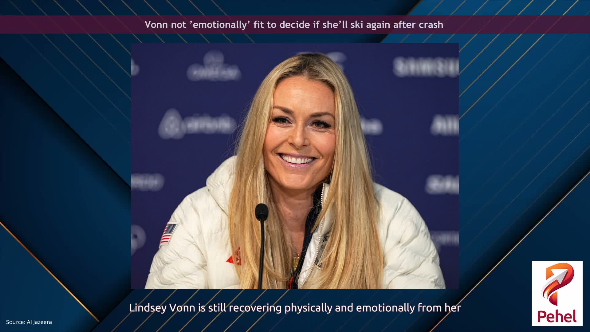 Vonn not ’emotionally’ fit to decide if she’ll ski again after crash