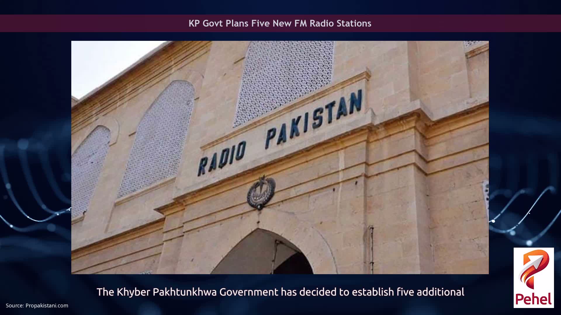 KP Govt Plans Five New FM Radio Stations