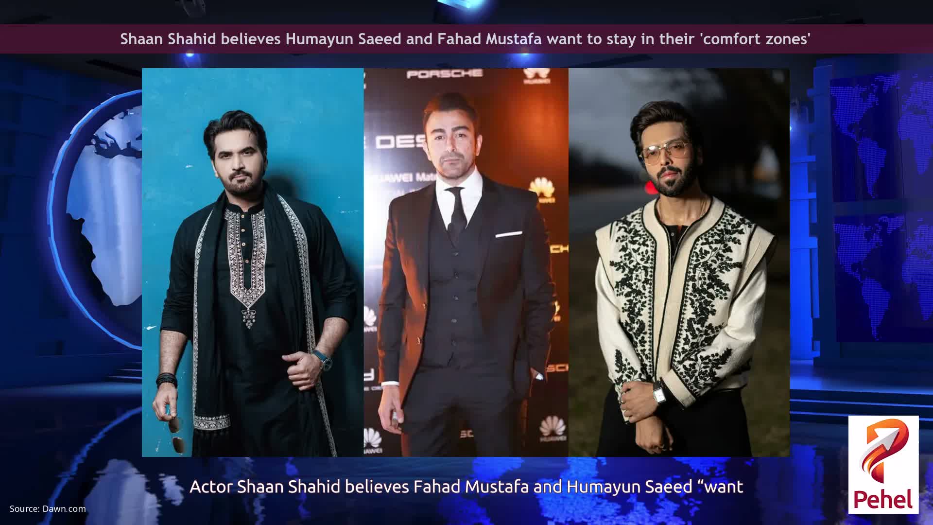 Shaan Shahid believes Humayun Saeed and Fahad Mustafa want to stay in their 'comfort zones'