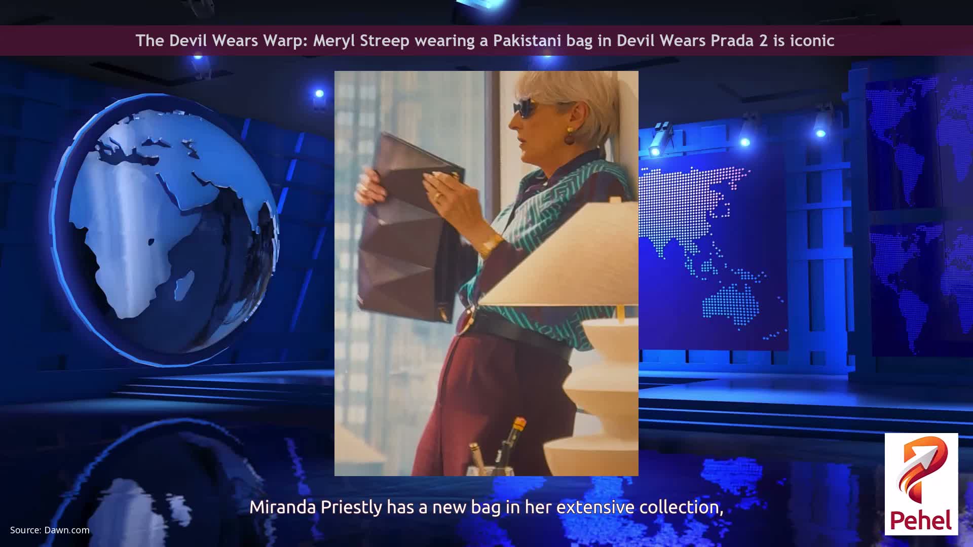 The Devil Wears Warp: Meryl Streep wearing a Pakistani bag in Devil Wears Prada 2 is iconic