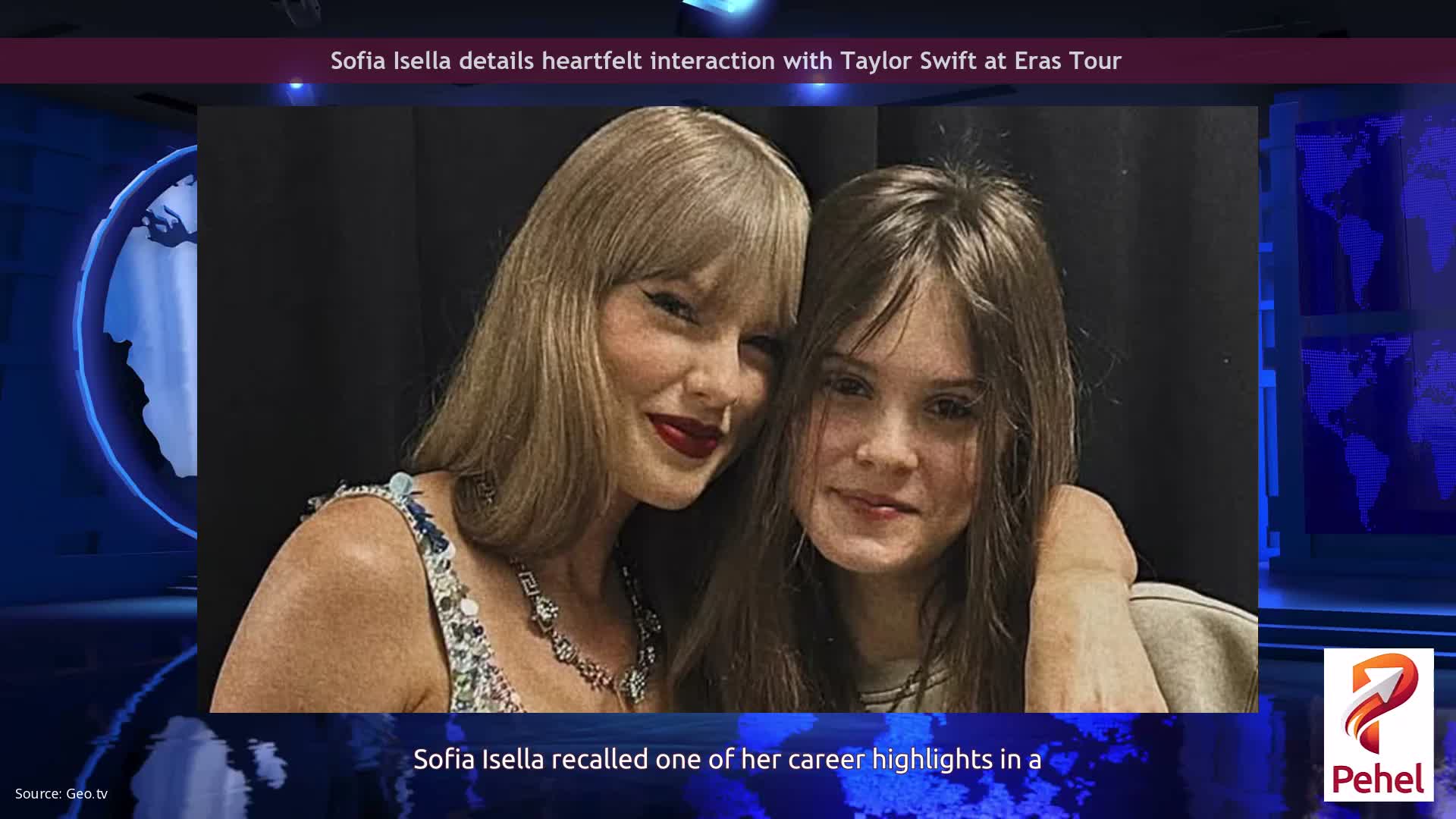 Sofia Isella details heartfelt interaction with Taylor Swift at Eras Tour