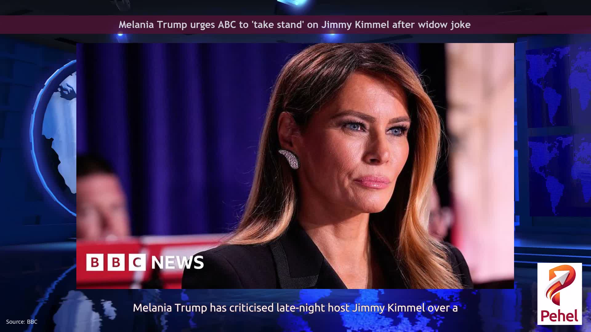 Melania Trump urges ABC to 'take stand' on Jimmy Kimmel after widow joke