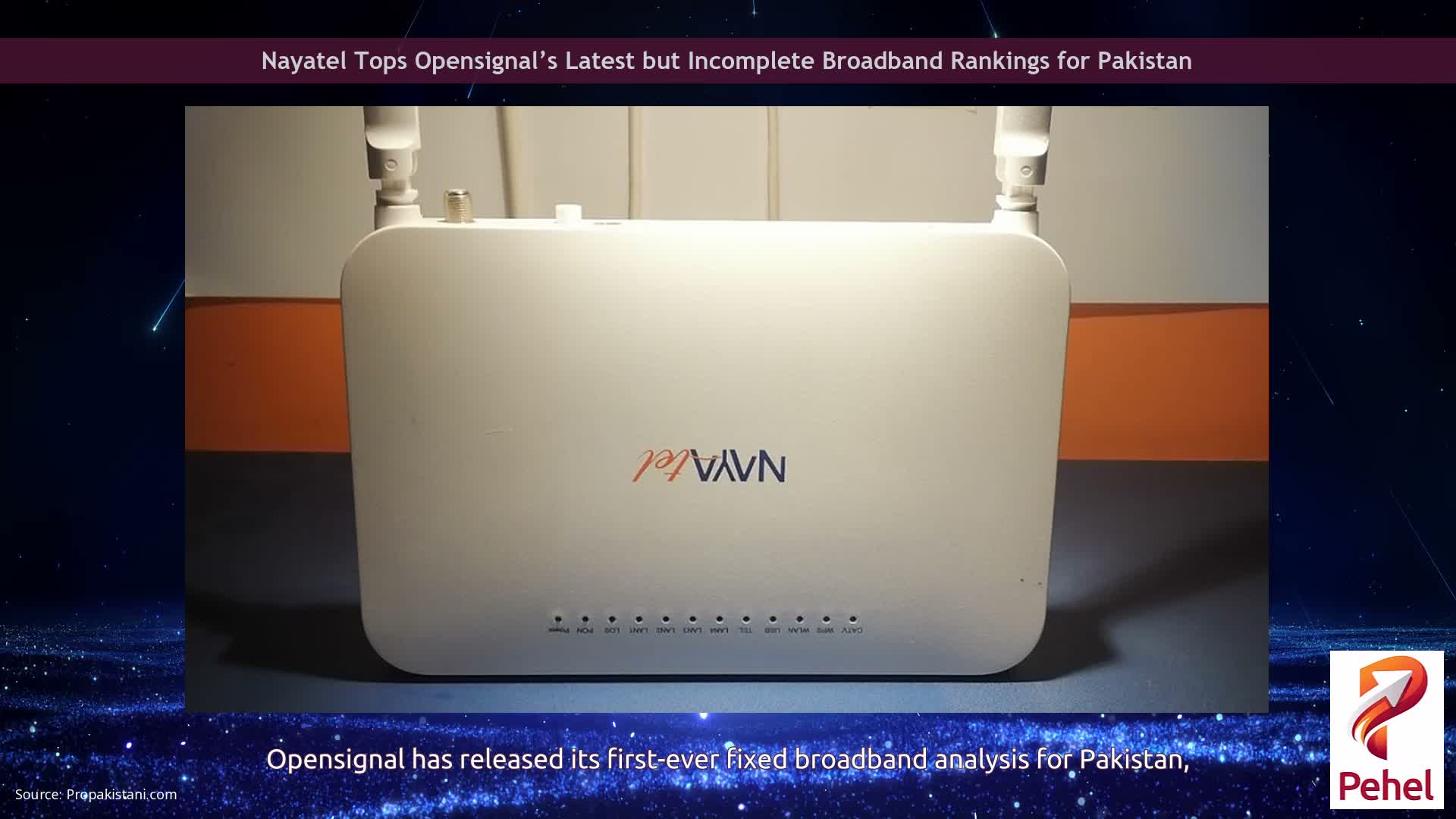 Nayatel Tops Opensignal’s Latest but Incomplete Broadband Rankings for Pakistan
