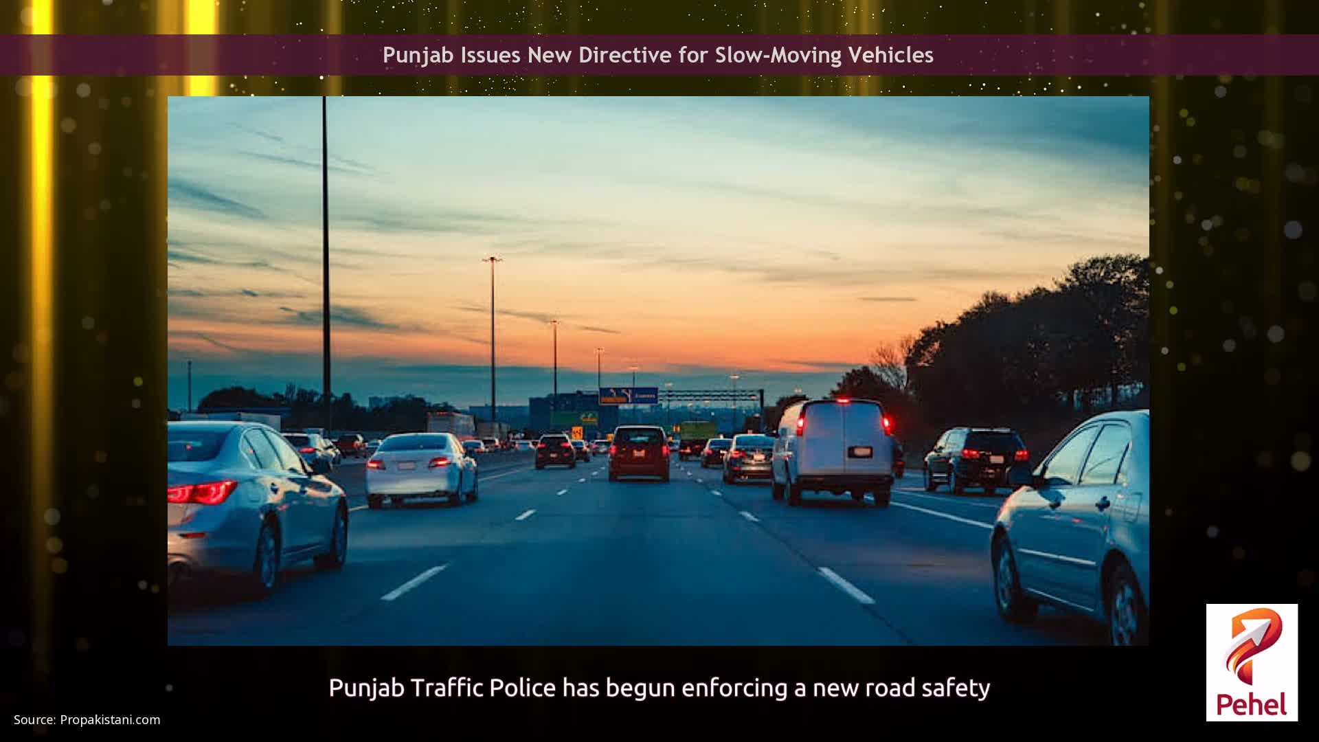Punjab Issues New Directive for Slow-Moving Vehicles