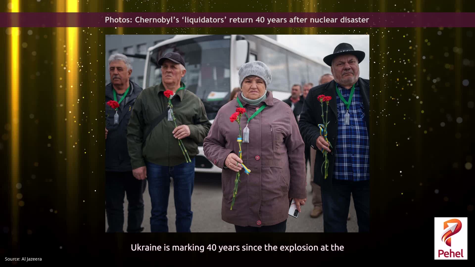 Photos: Chernobyl’s ‘liquidators’ return 40 years after nuclear disaster