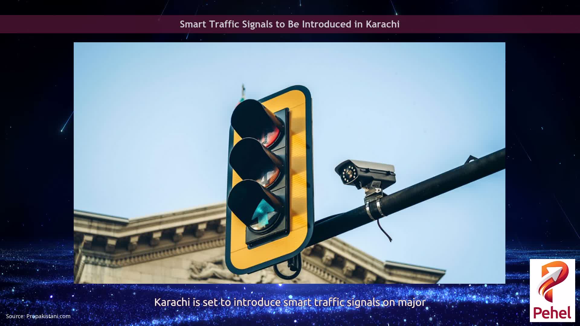 Smart Traffic Signals to Be Introduced in Karachi