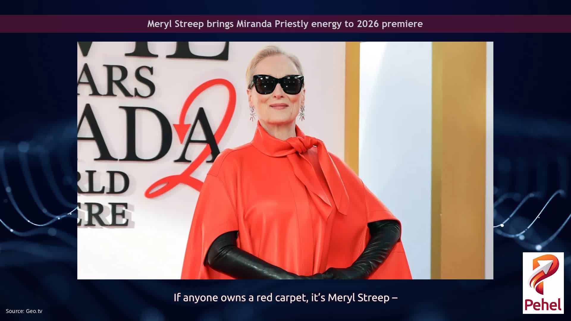 Meryl Streep brings Miranda Priestly energy to 2026 premiere