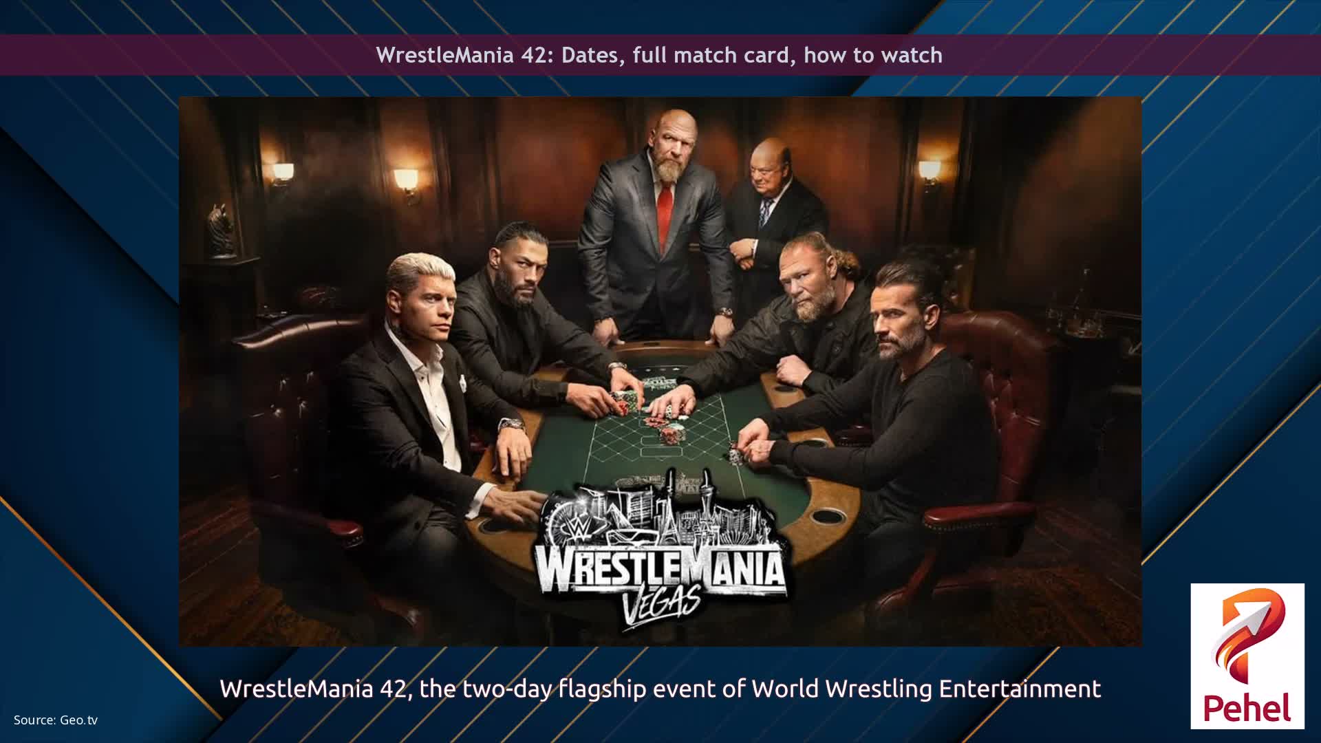 WrestleMania 42: Dates, full match card, how to watch