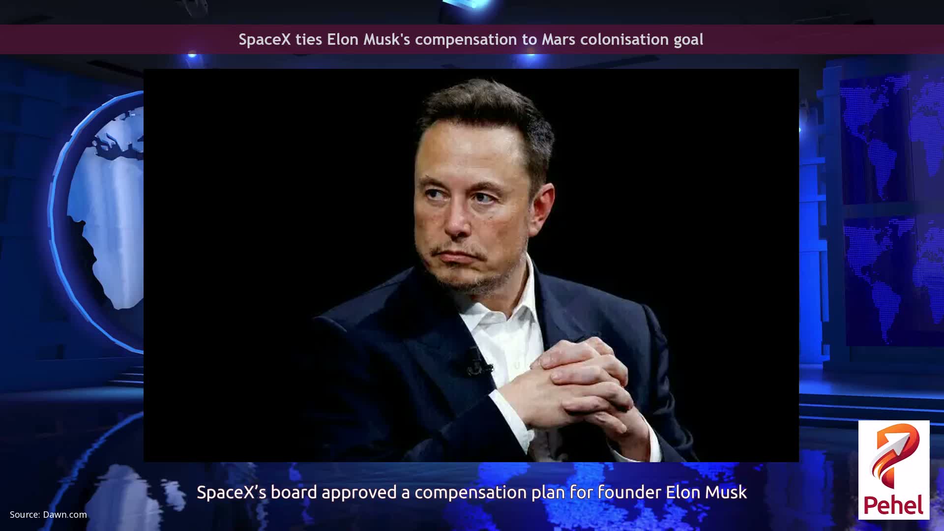 SpaceX ties Elon Musk's compensation to Mars colonisation goal