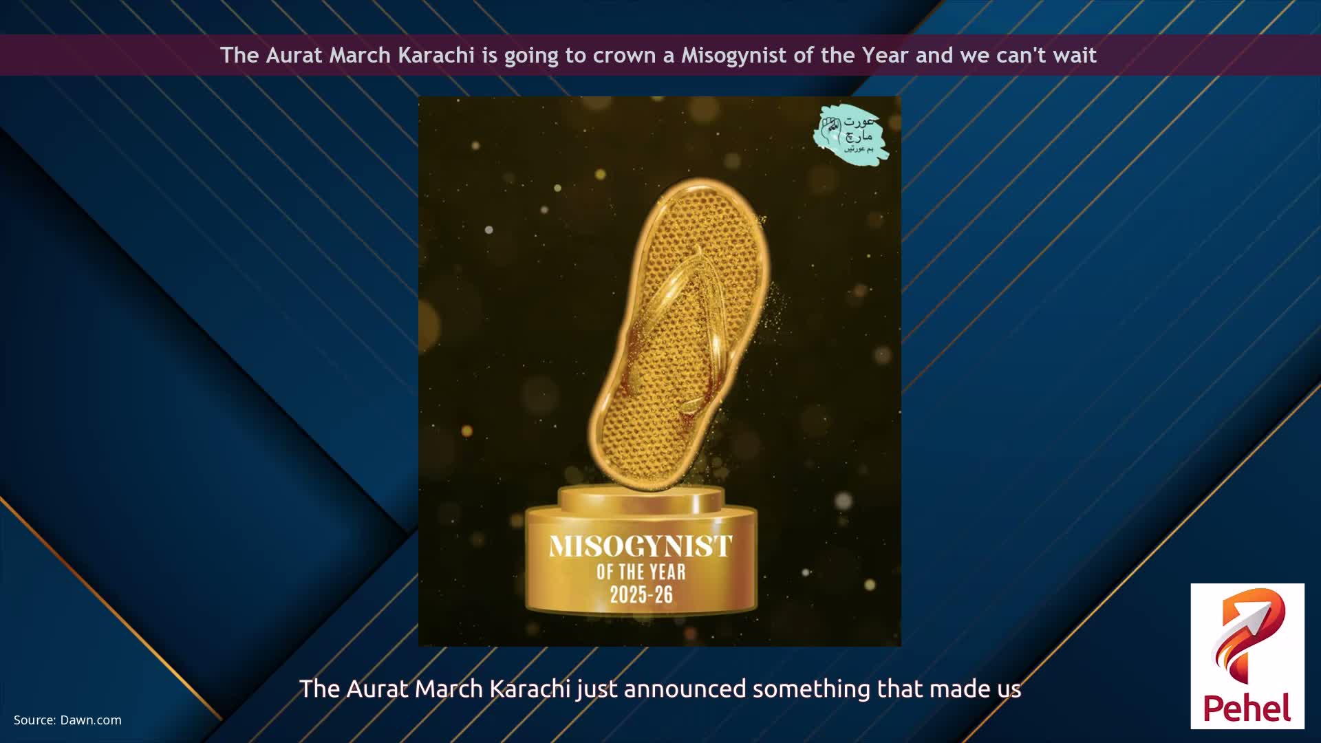 The Aurat March Karachi is going to crown a Misogynist of the Year and we can't wait