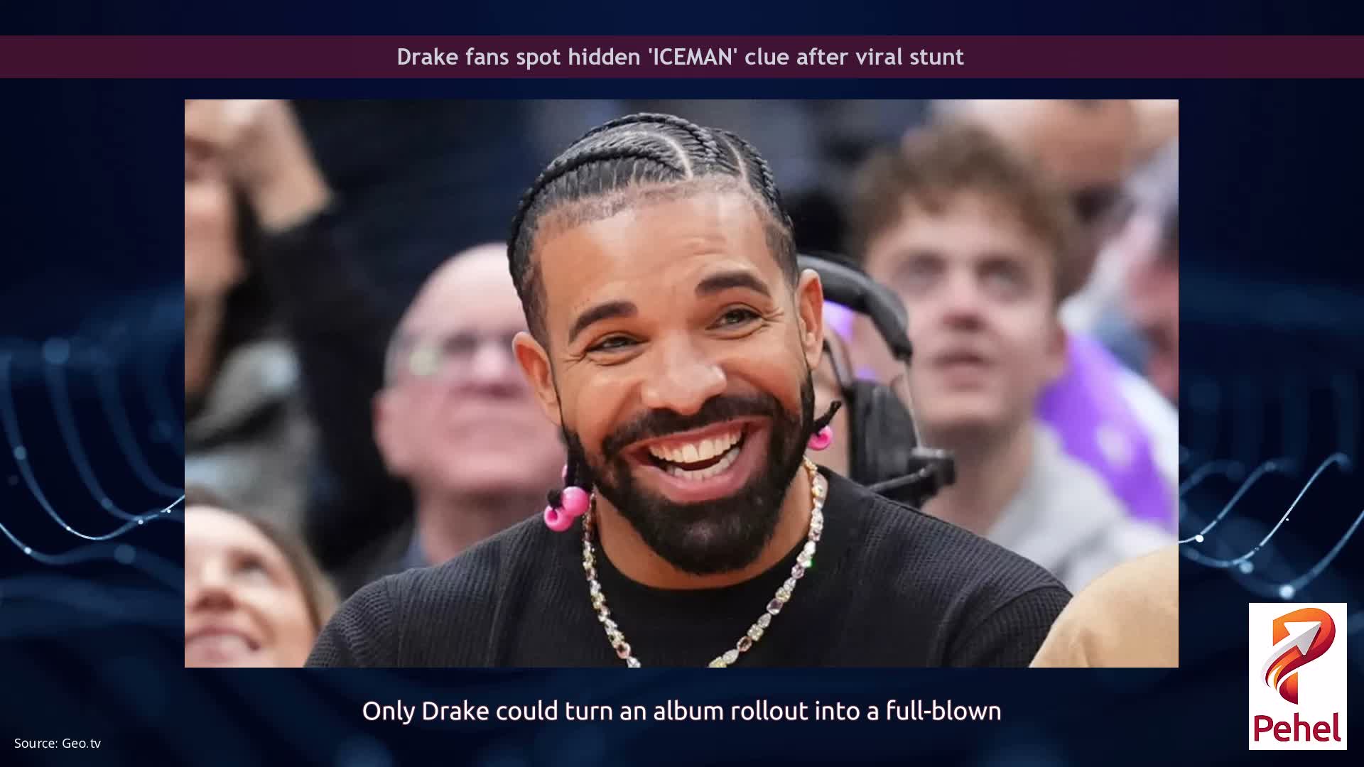 Drake fans spot hidden 'ICEMAN' clue after viral stunt