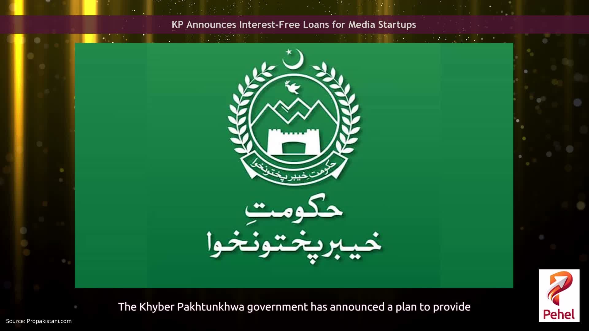 KP Announces Interest-Free Loans for Media Startups