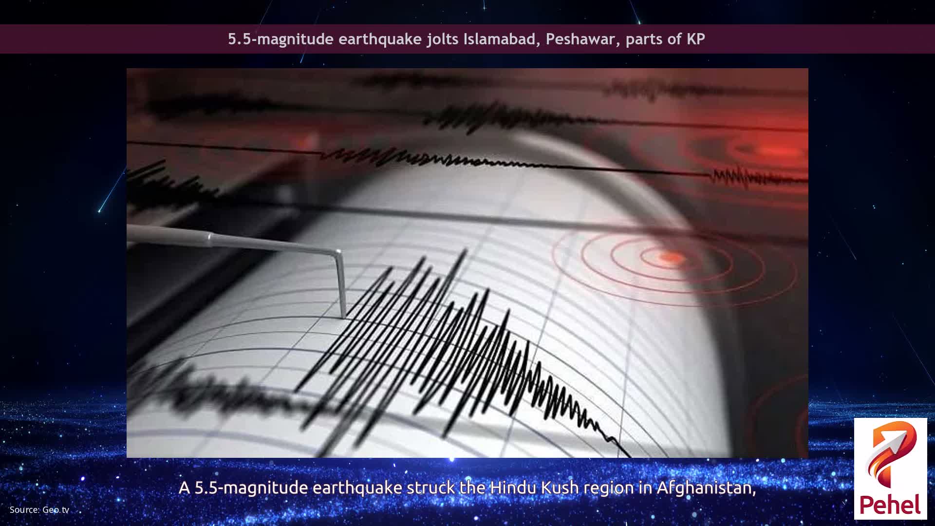 5.5-magnitude earthquake jolts Islamabad, Peshawar, parts of KP