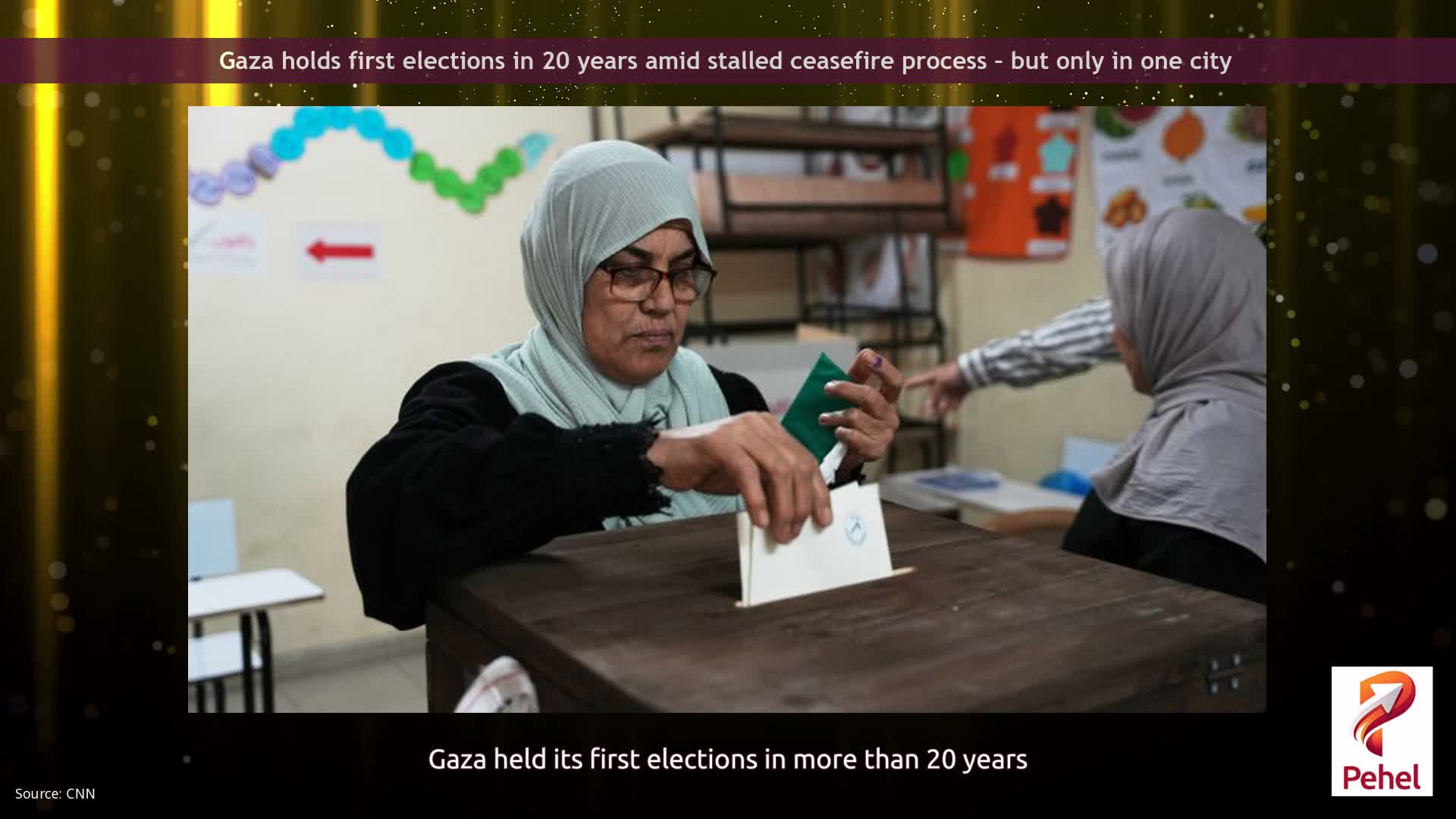 Gaza holds first elections in 20 years amid stalled ceasefire process – but only in one city