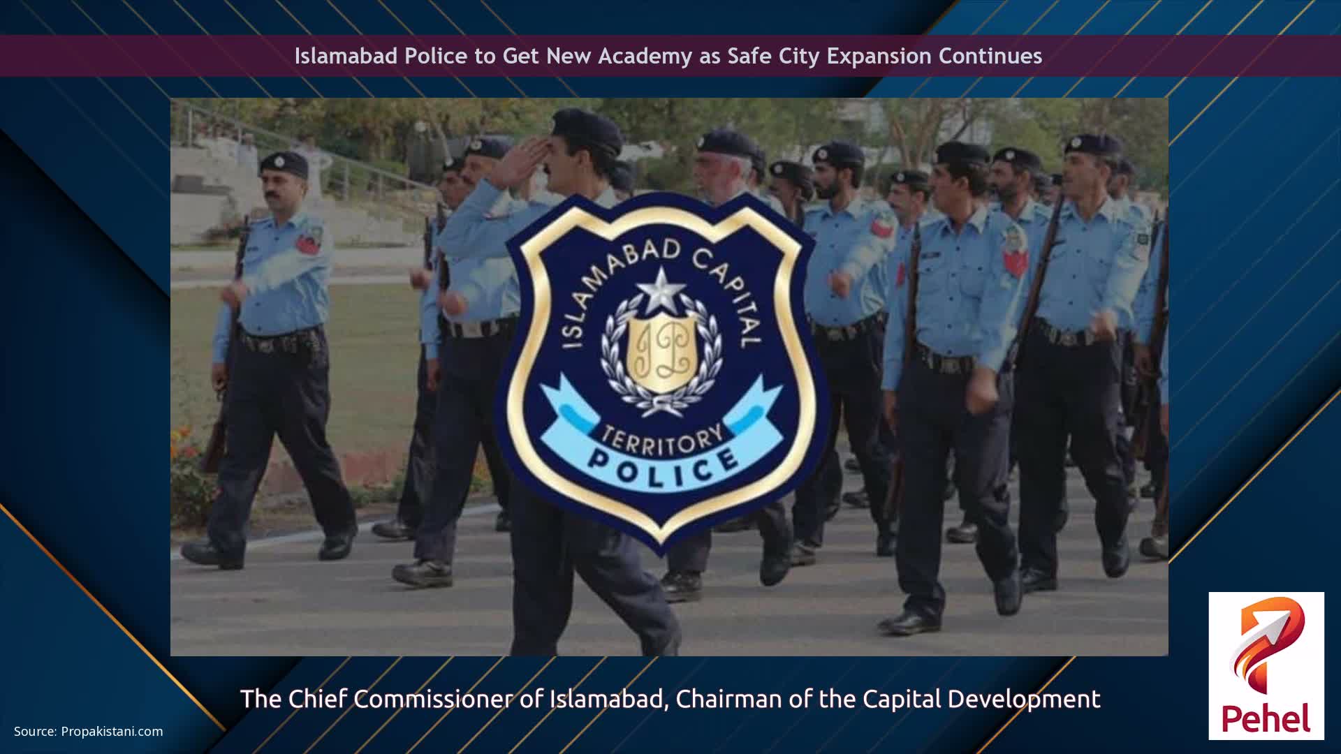 Islamabad Police to Get New Academy as Safe City Expansion Continues