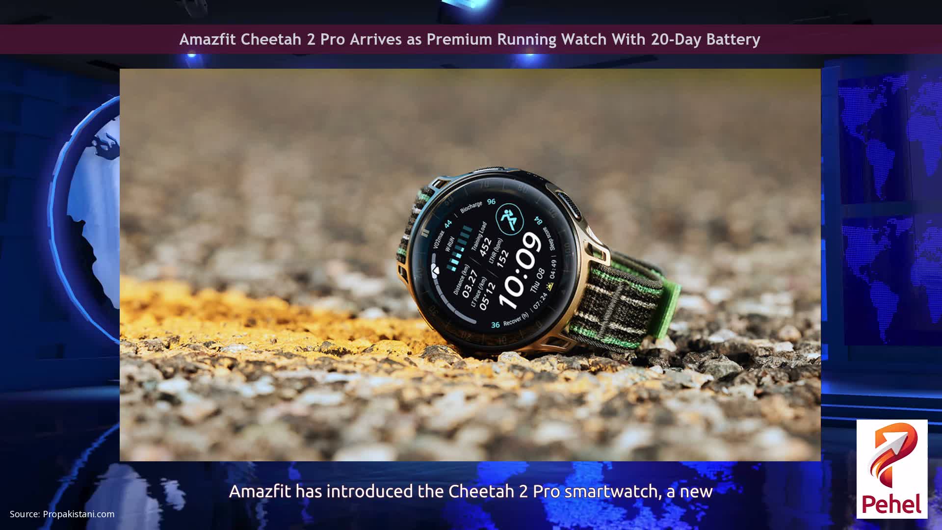 Amazfit Cheetah 2 Pro Arrives as Premium Running Watch With 20-Day Battery