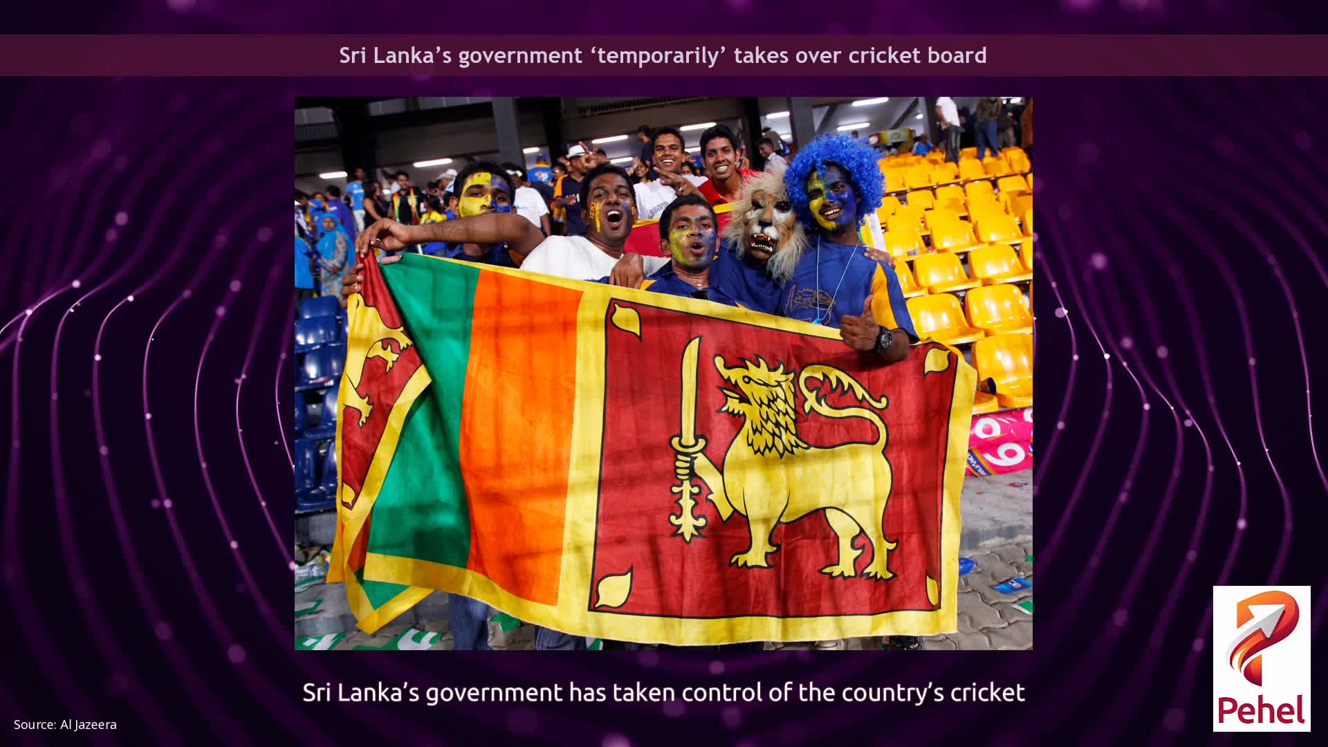 Sri Lanka’s government ‘temporarily’ takes over cricket board
