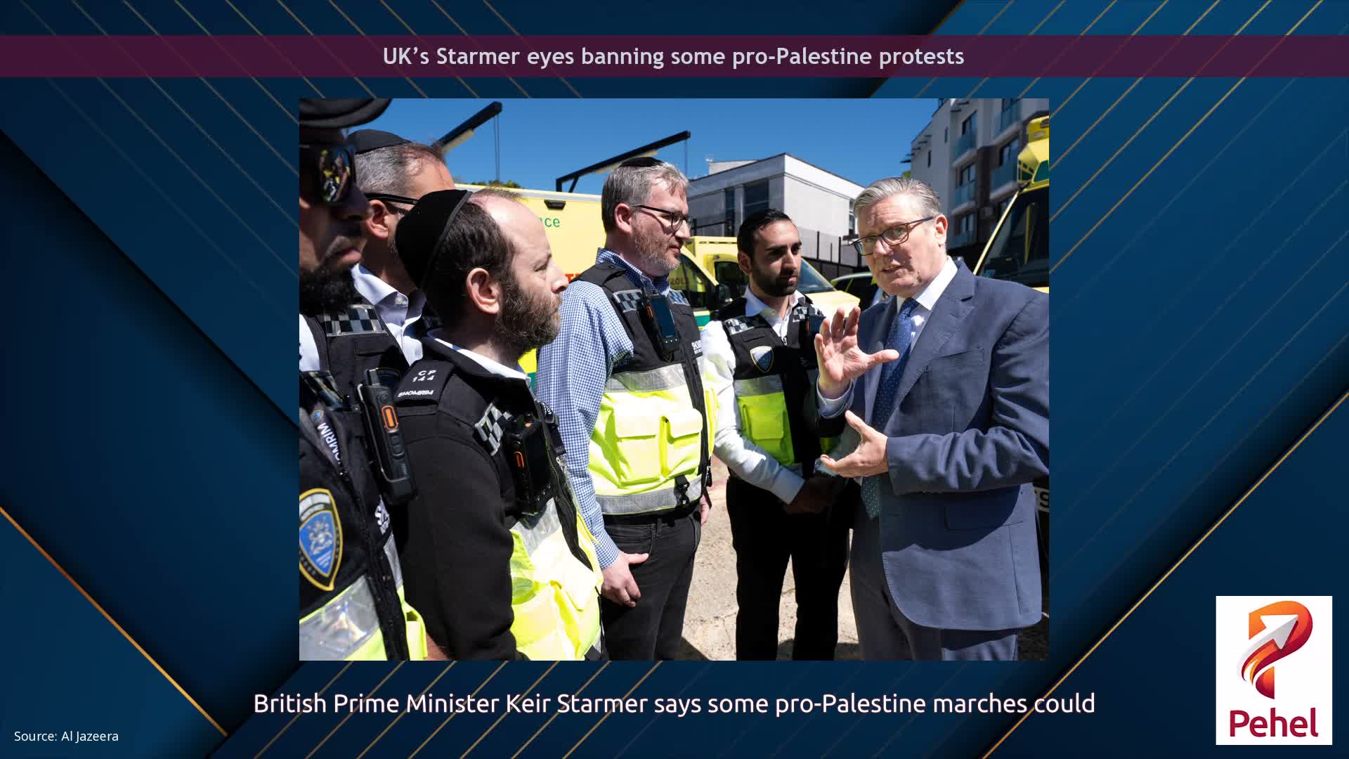 UK’s Starmer eyes banning some pro-Palestine protests