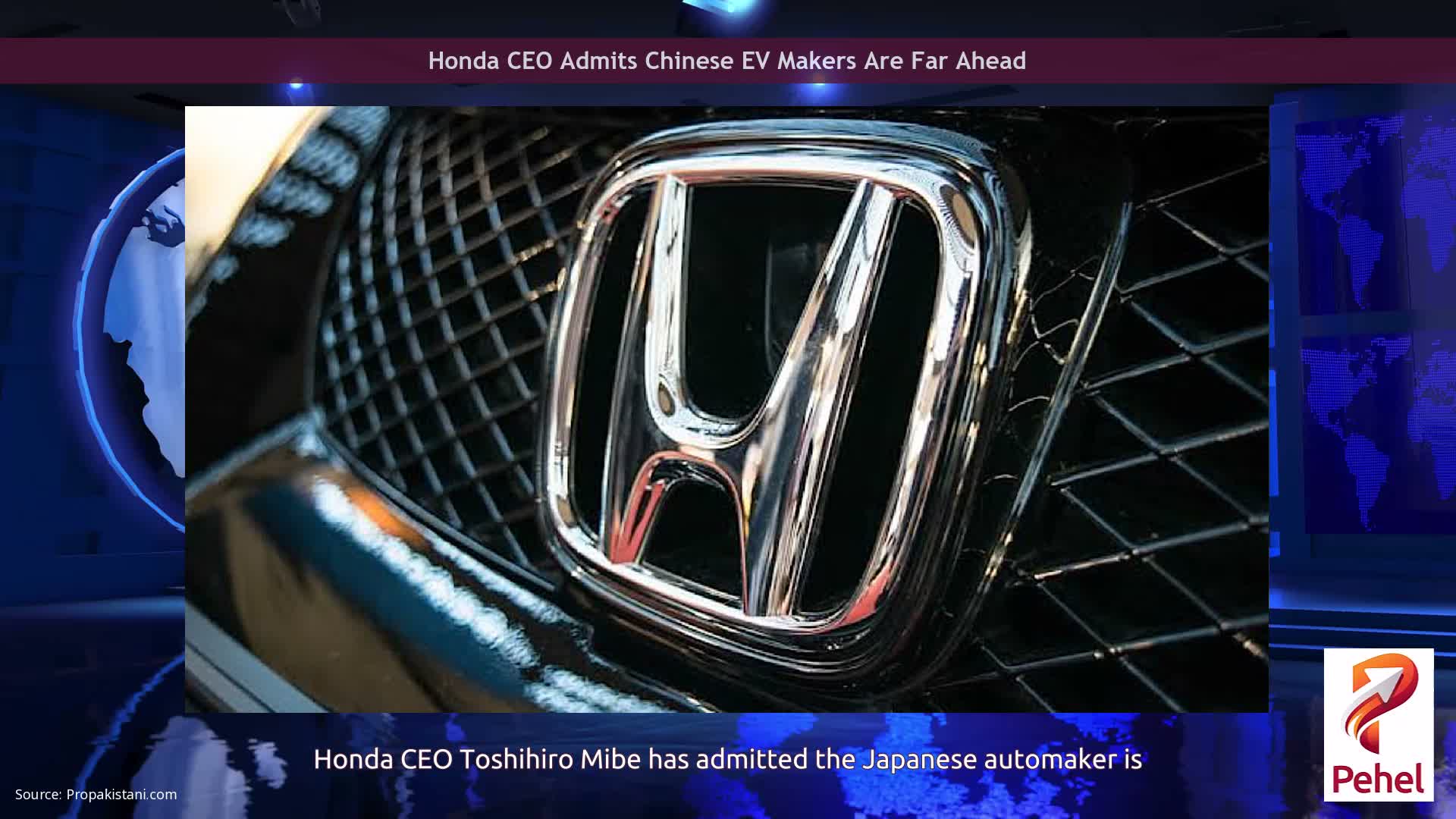 Honda CEO Admits Chinese EV Makers Are Far Ahead