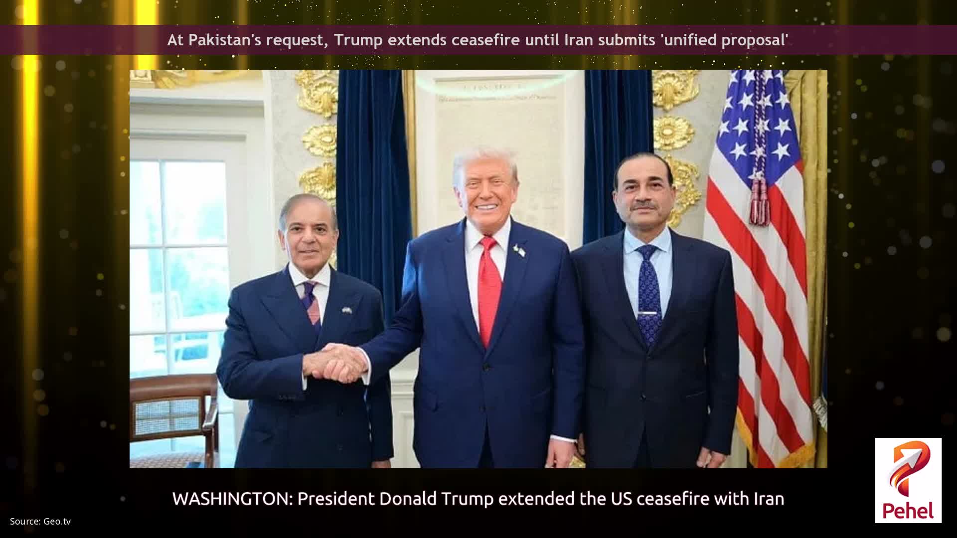 At Pakistan's request, Trump extends ceasefire until Iran submits 'unified proposal'