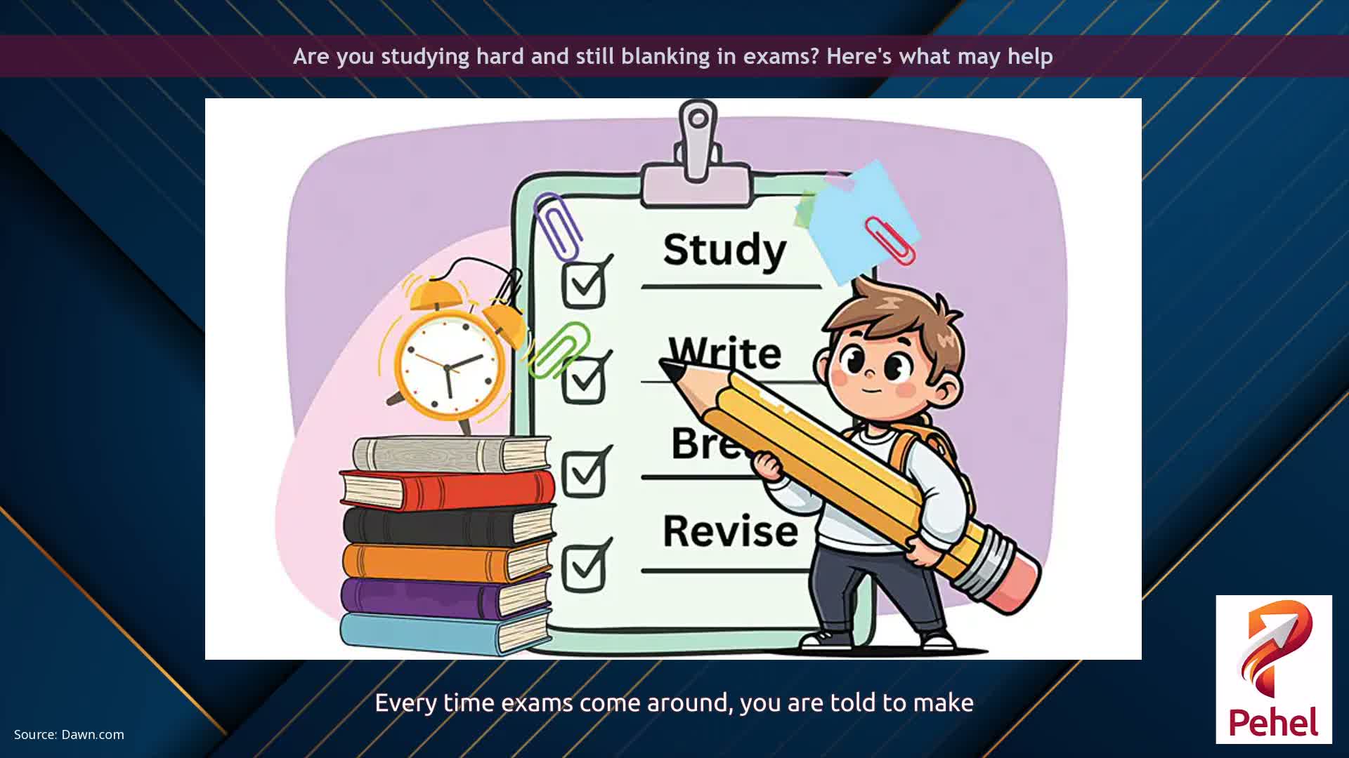 Are you studying hard and still blanking in exams? Here's what may help
