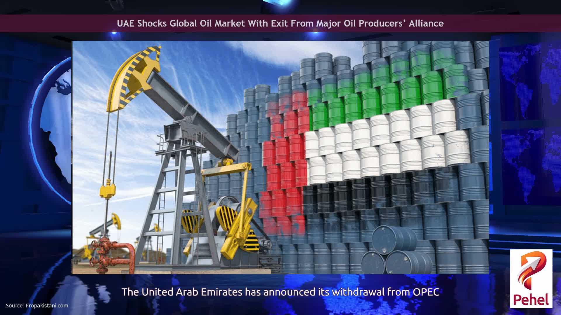 UAE Shocks Global Oil Market With Exit From Major Oil Producers’ Alliance