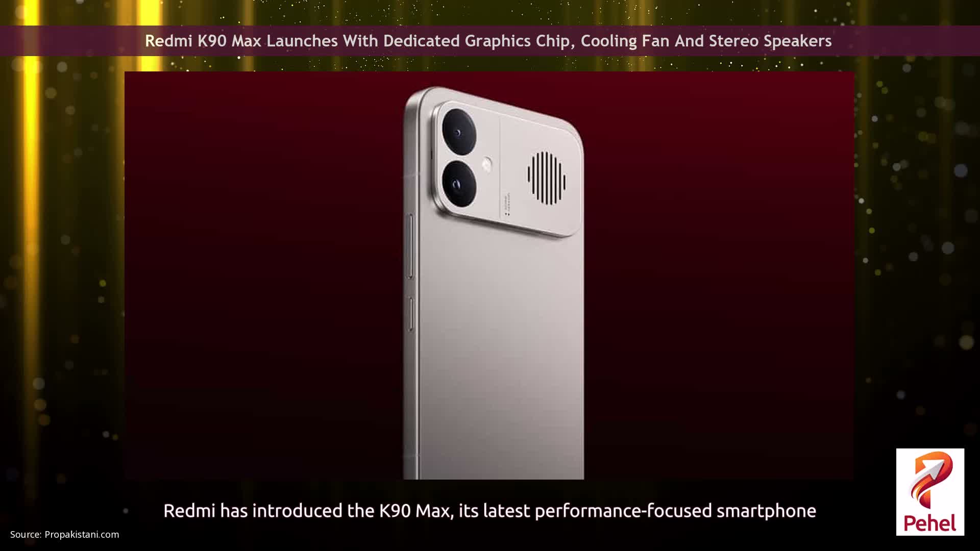 Redmi K90 Max Launches With Dedicated Graphics Chip, Cooling Fan And Stereo Speakers