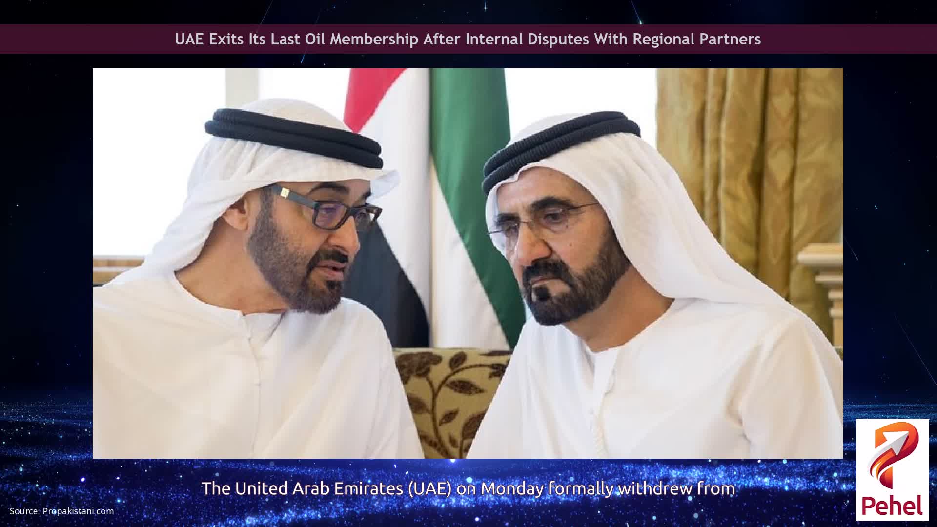 UAE Exits Its Last Oil Membership After Internal Disputes With Regional Partners
