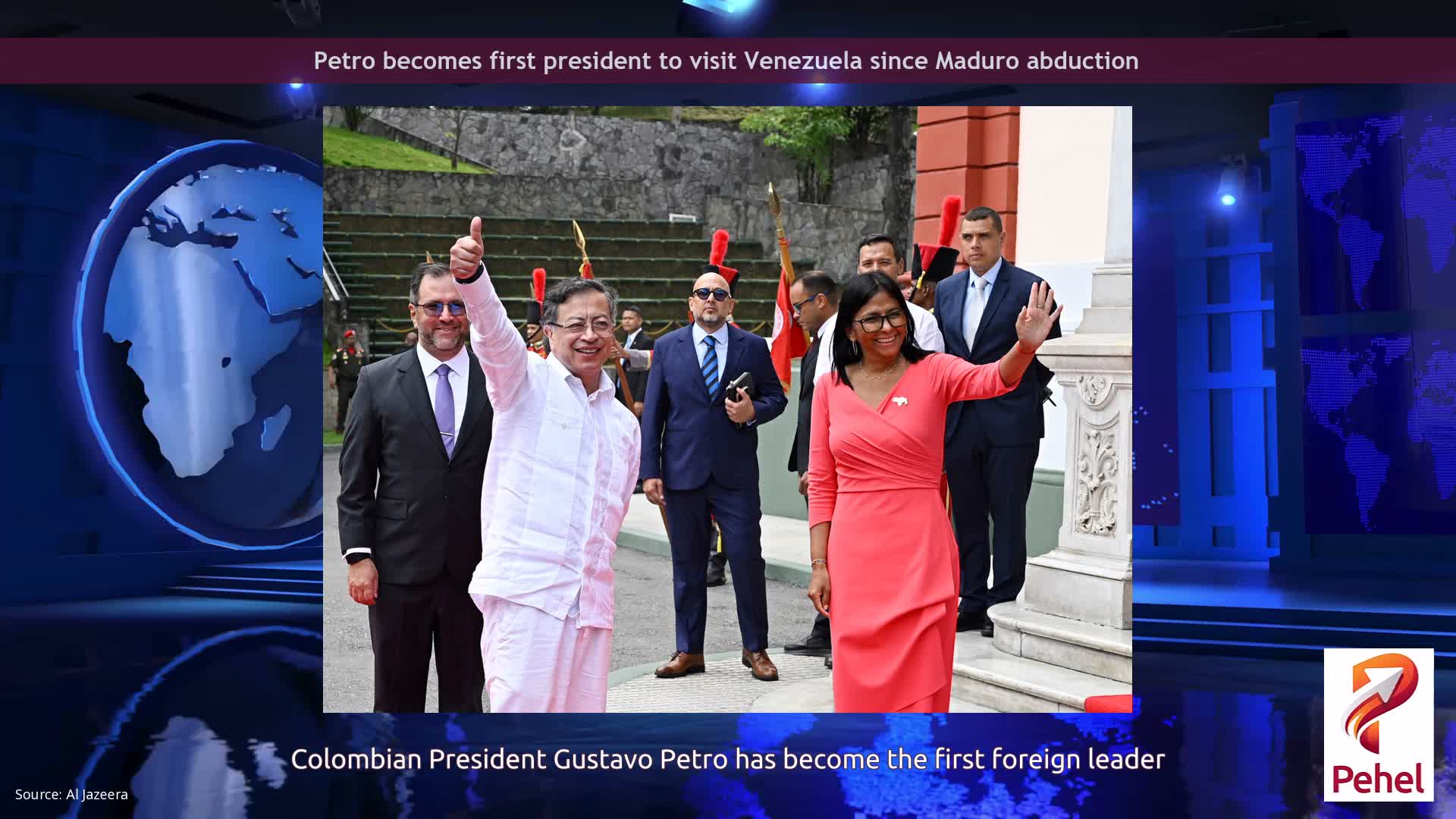 Petro becomes first president to visit Venezuela since Maduro abduction