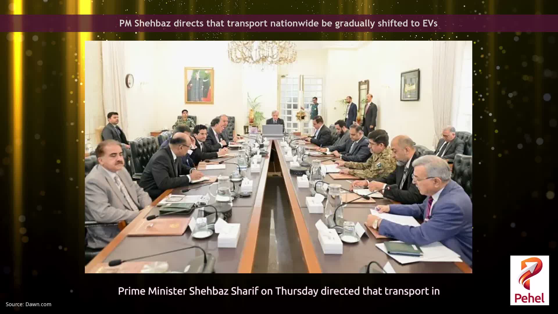 PM Shehbaz directs that transport nationwide be gradually shifted to EVs