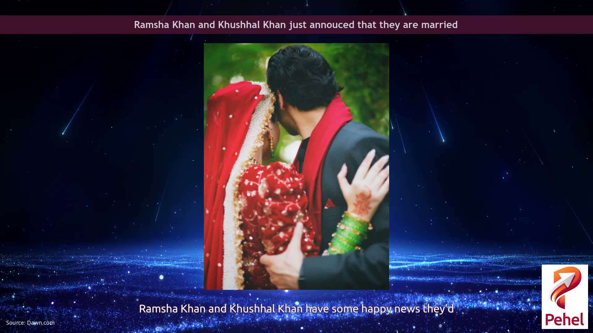 Ramsha Khan and Khushhal Khan just annouced that they are married