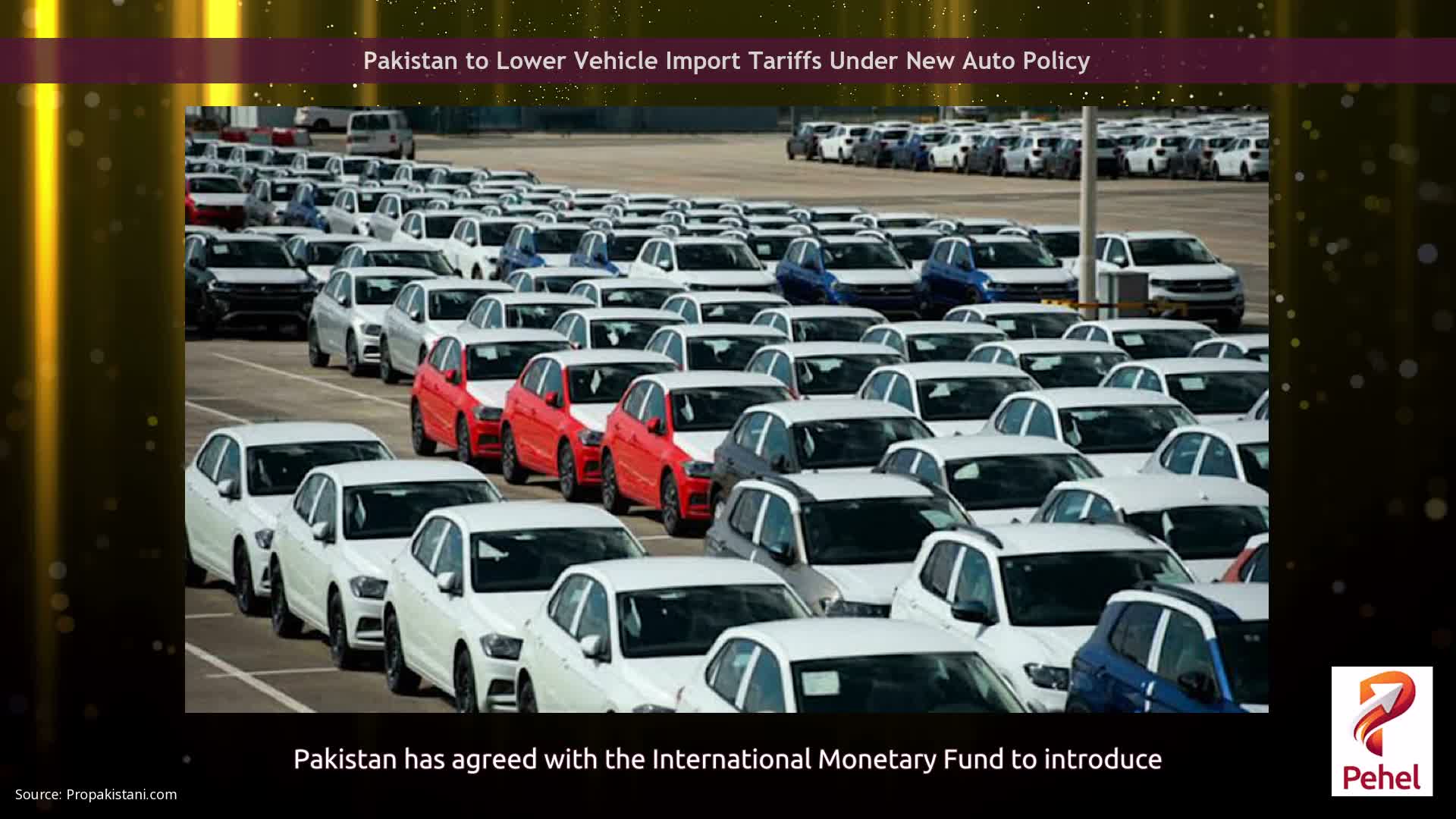 Pakistan to Lower Vehicle Import Tariffs Under New Auto Policy