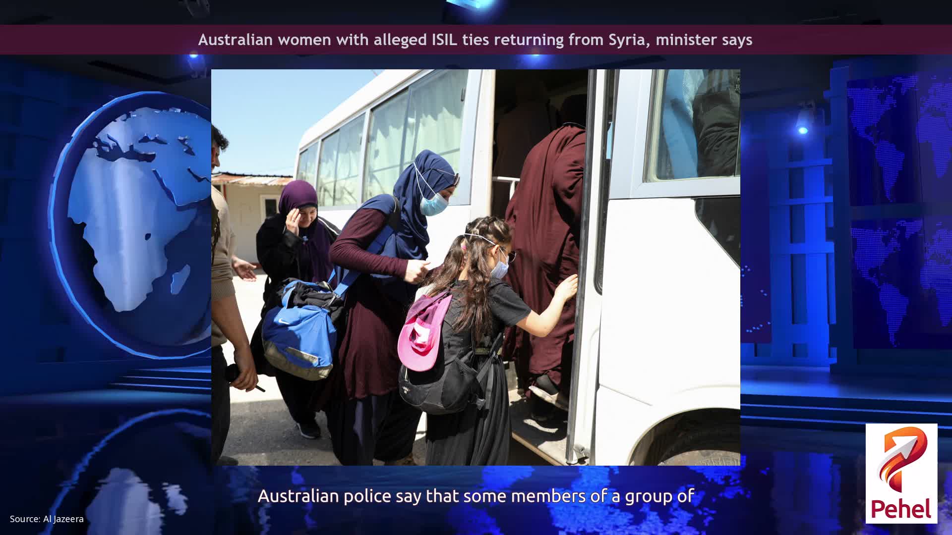Australian women with alleged ISIL ties returning from Syria, minister says