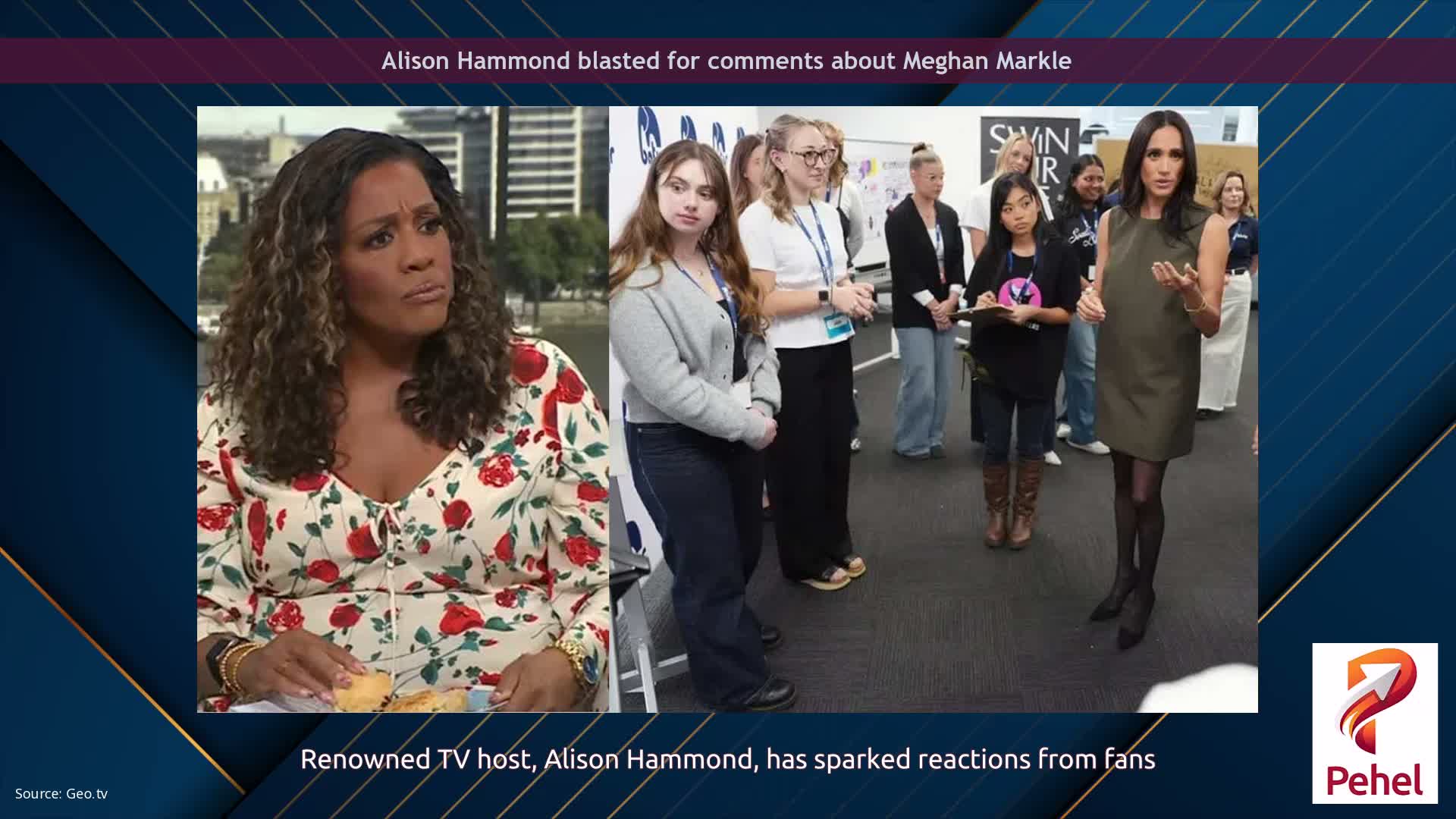 Alison Hammond blasted for comments about Meghan Markle