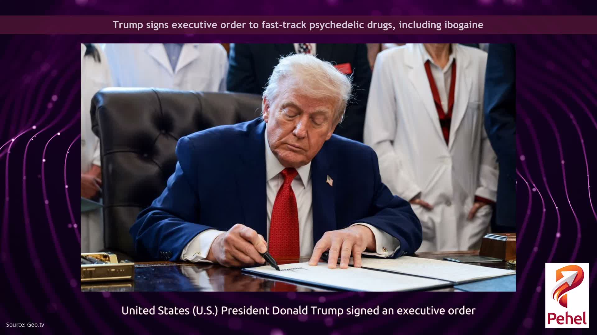 Trump signs executive order to fast-track psychedelic drugs, including ibogaine